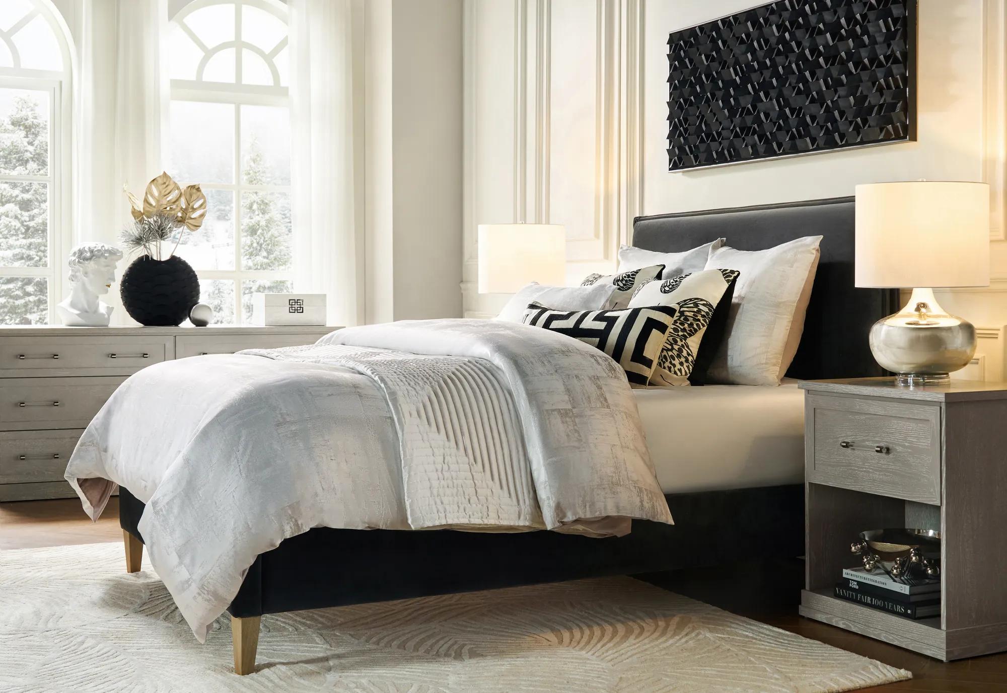 Auden Bedding Set - Platinum