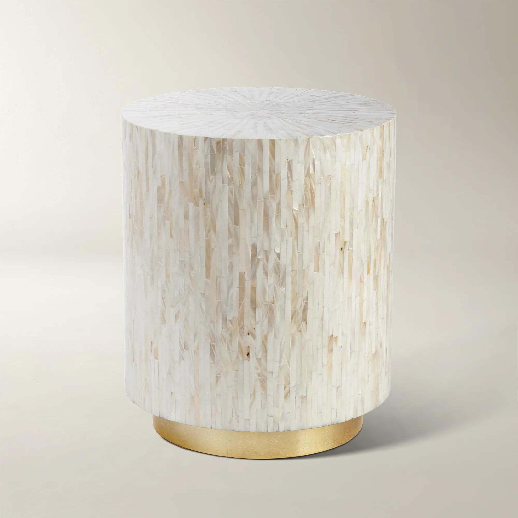 Alexandria Mosaic Side Table (13.75")