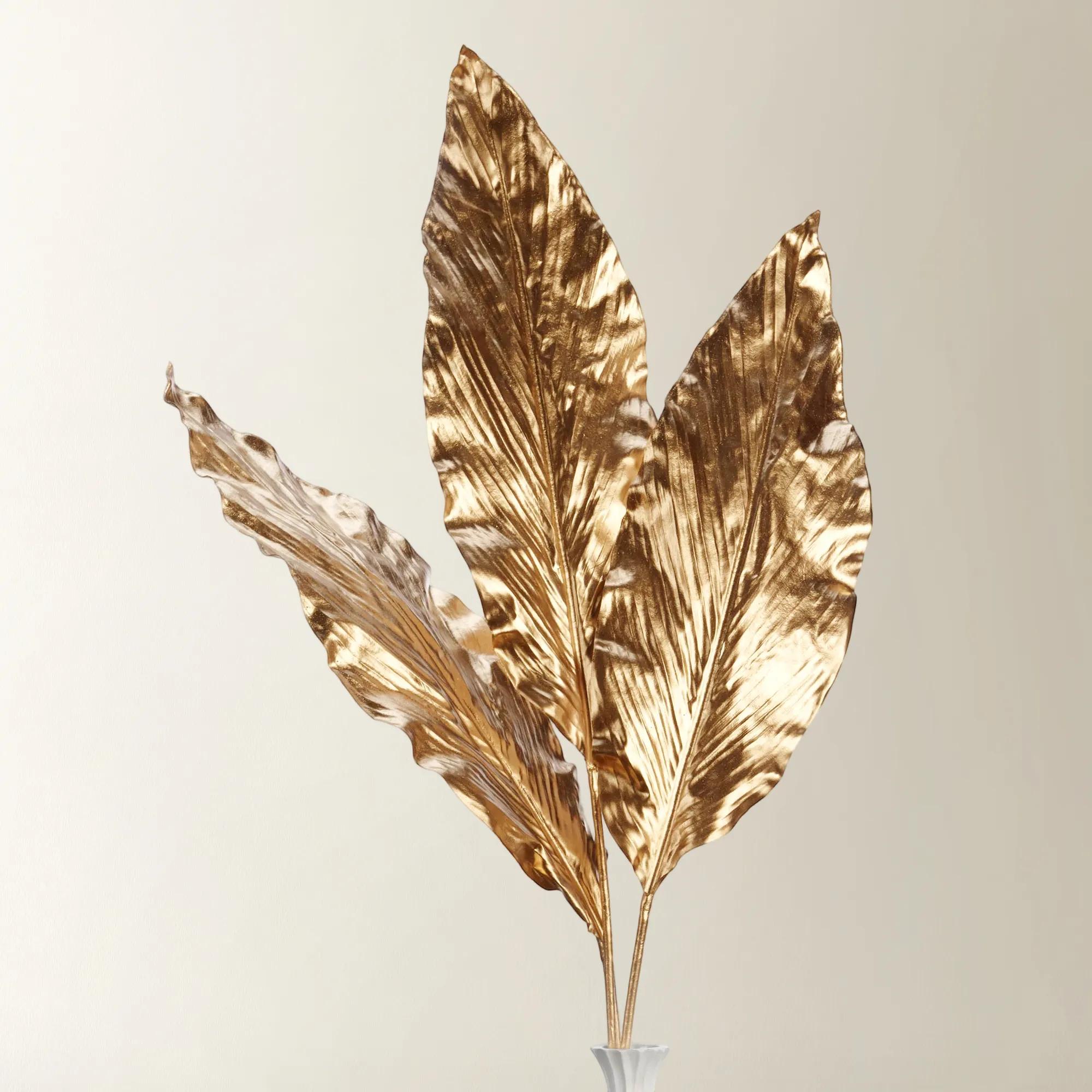 Canna Leaf Branch - Set of 3