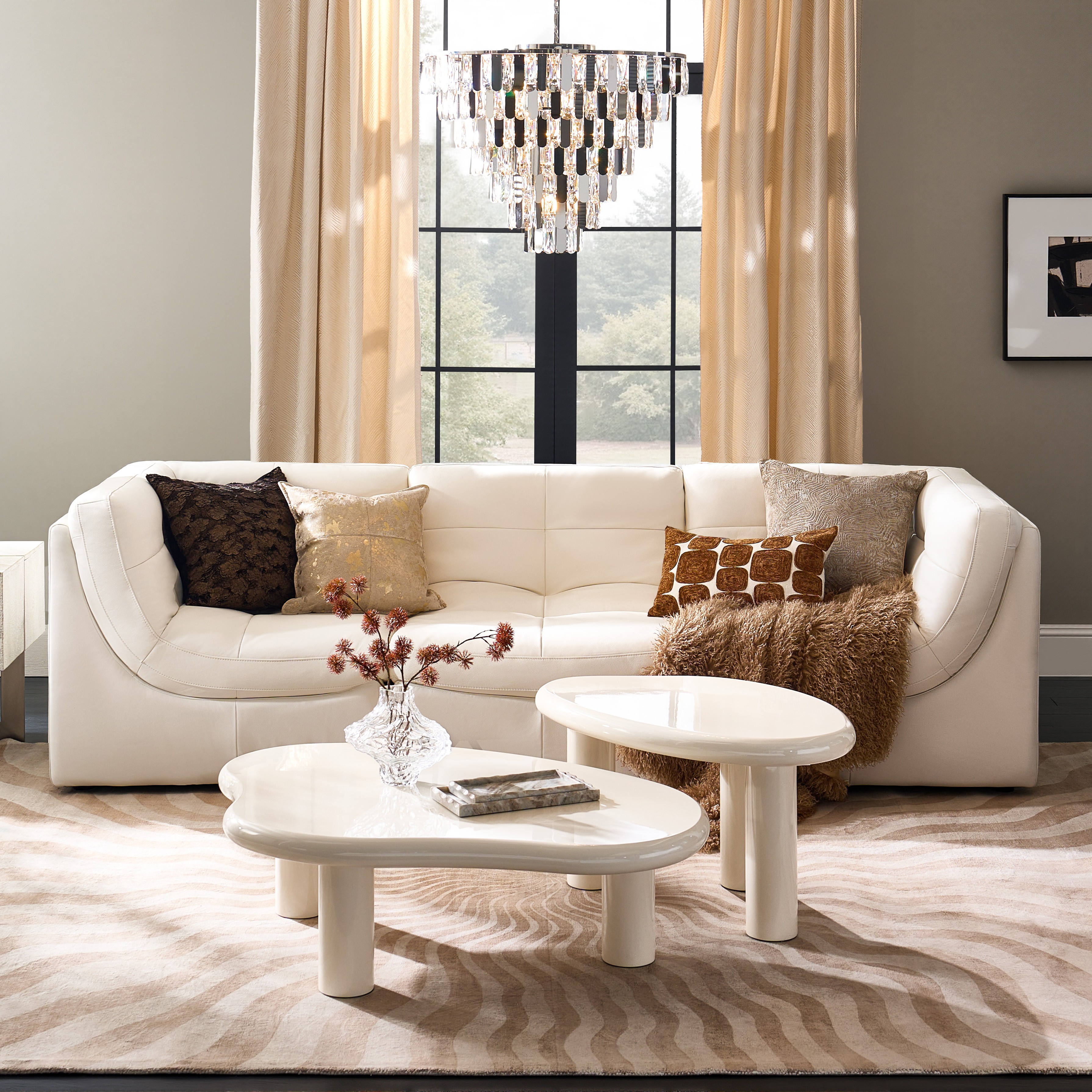 Convo Leather Sectional
