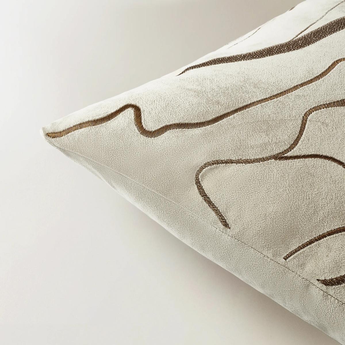 Encina Pillow 22" - Rust/Ivory
