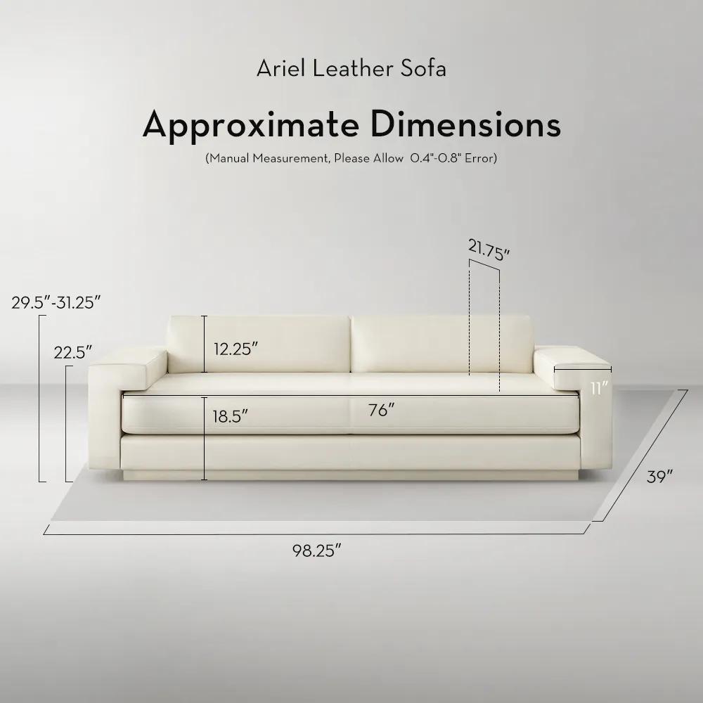 Ariel Leather Sofa