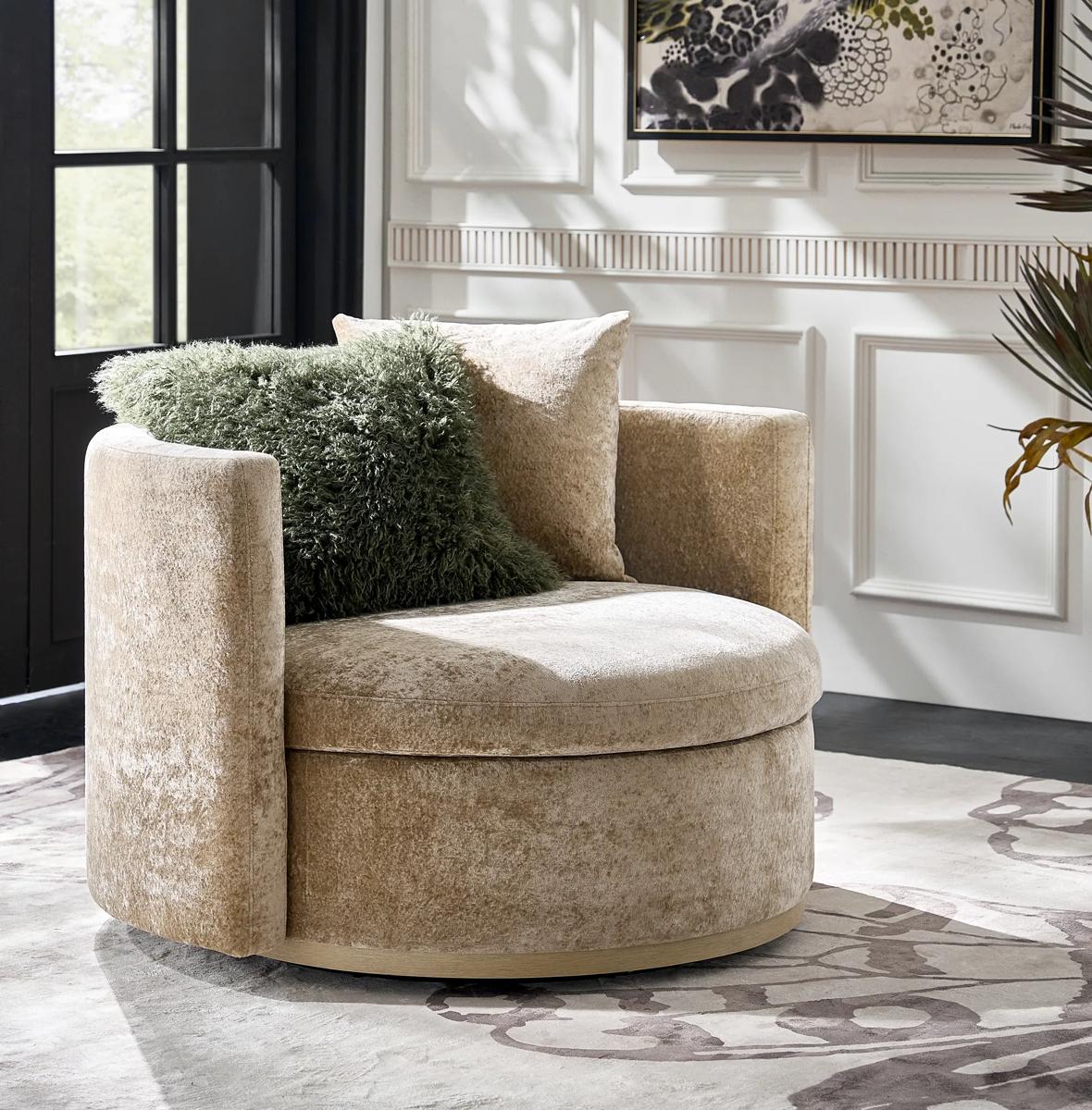 Stria Swivel Accent Chair