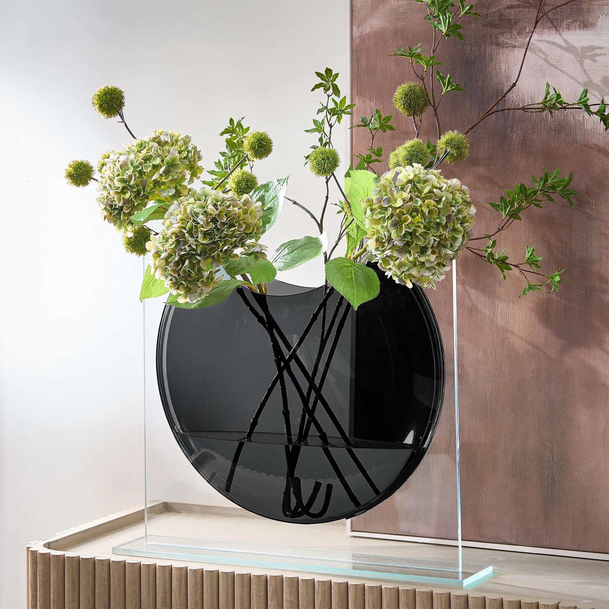 Ellipse Vase - Charcoal
