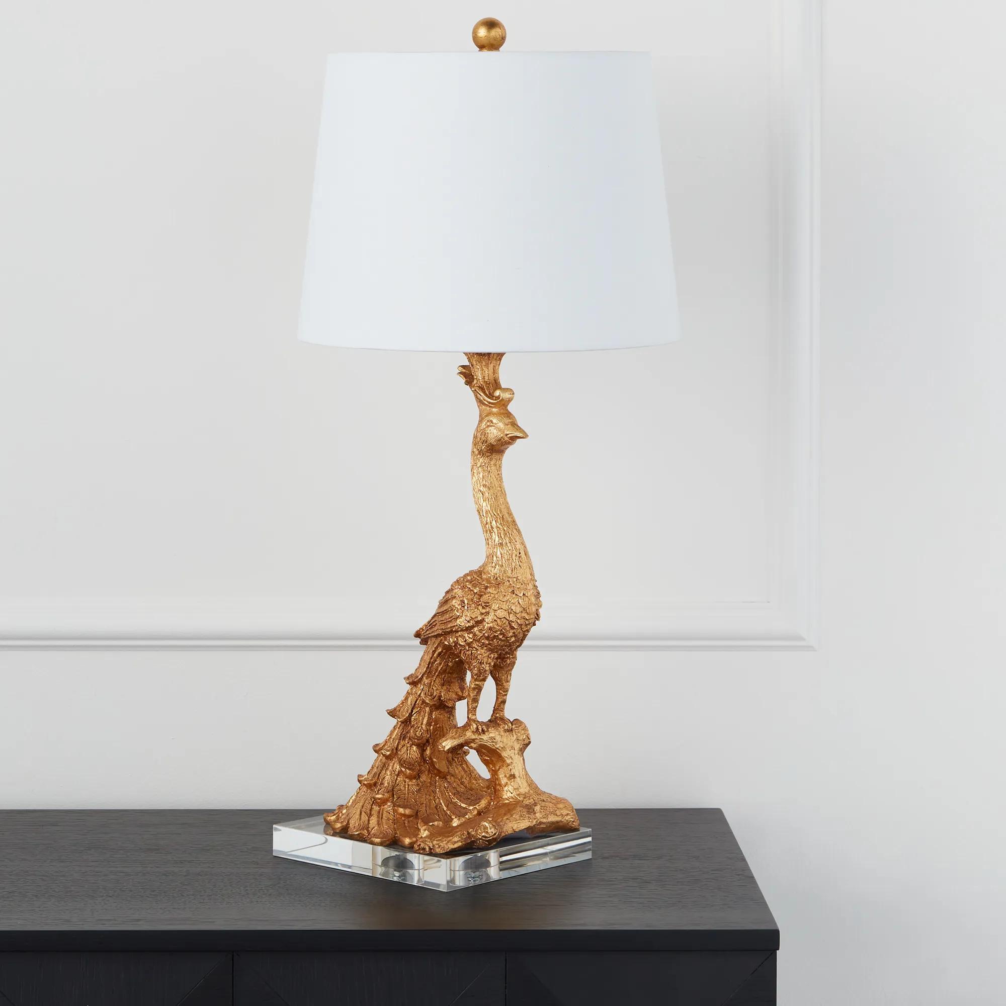 Peacock Table Lamp
