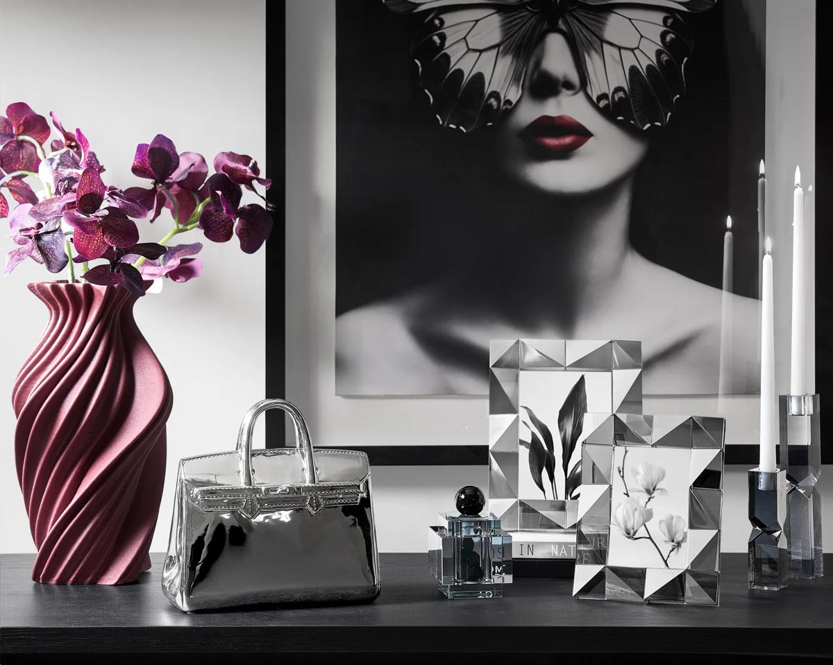 Deco Perfume Bottle - Graphite