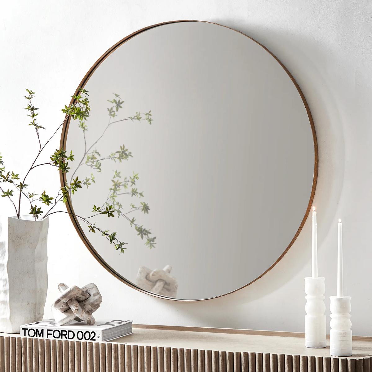 Cade Wall Mirror - Gold