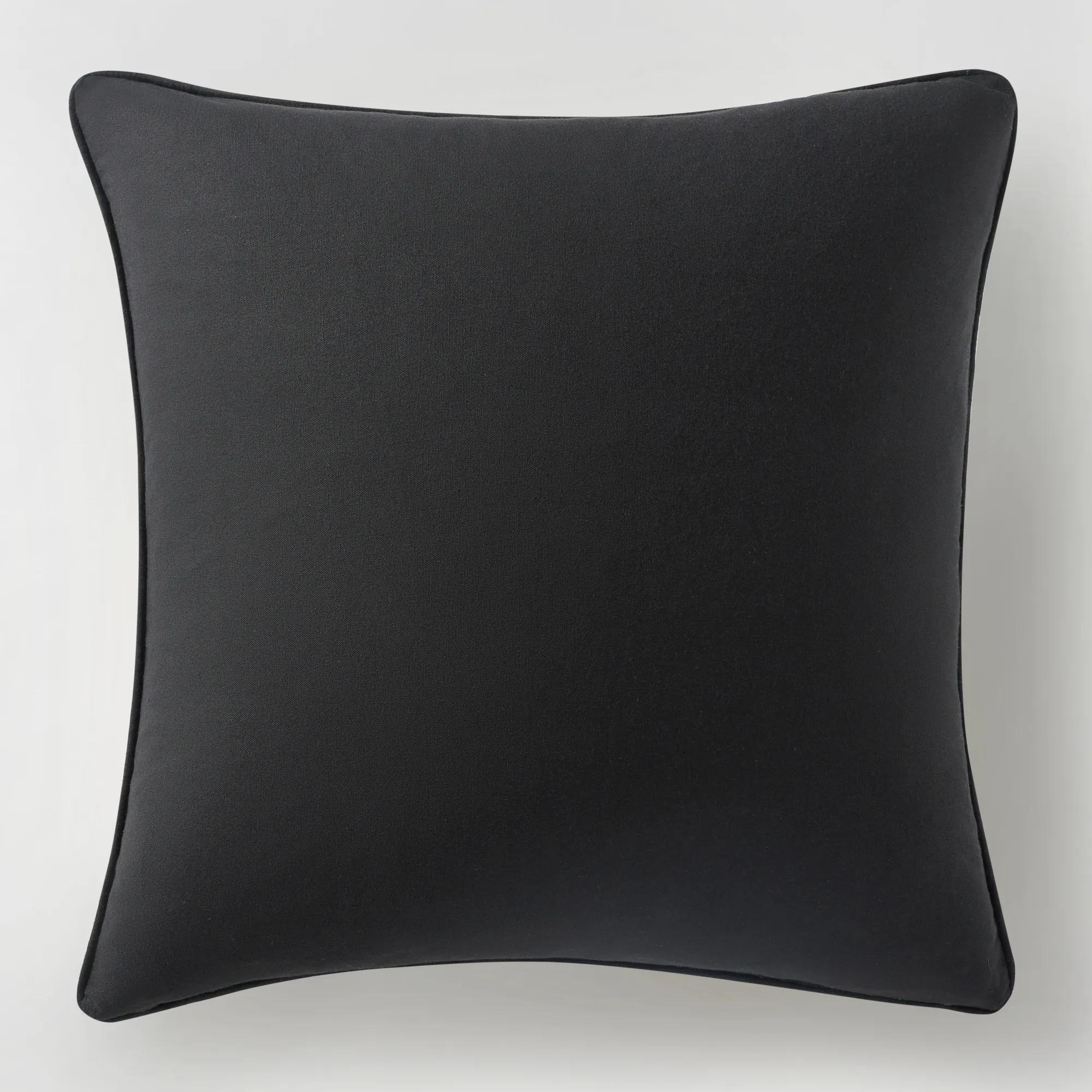 Mod Maze Pillow 22" - Black