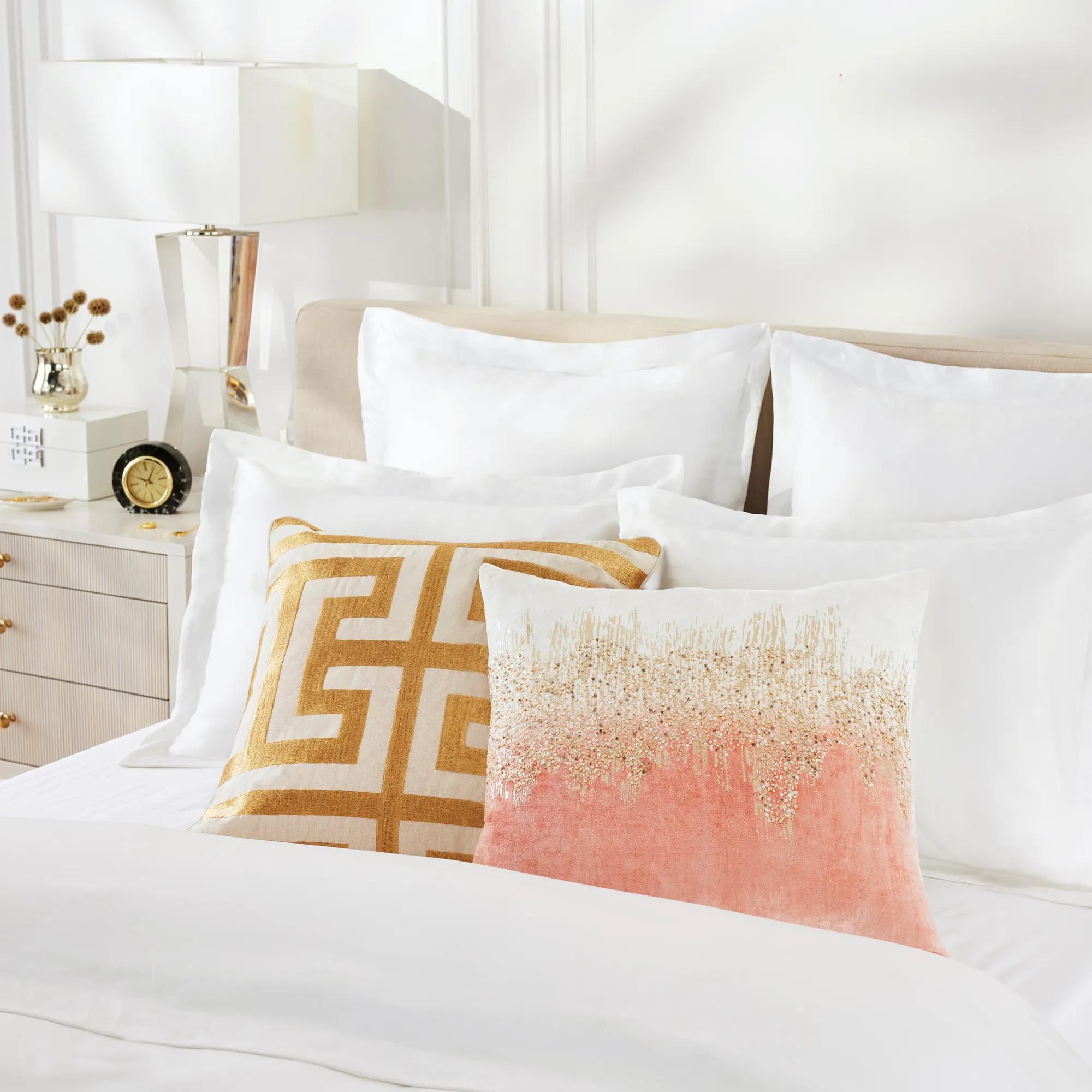 Joie De Vivre Pillow 22" - Blush