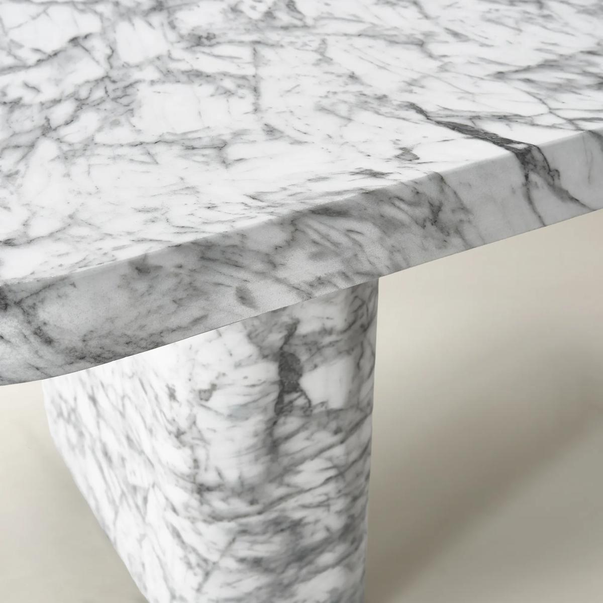 Silex Faux Marble Dining Table (94.5")
