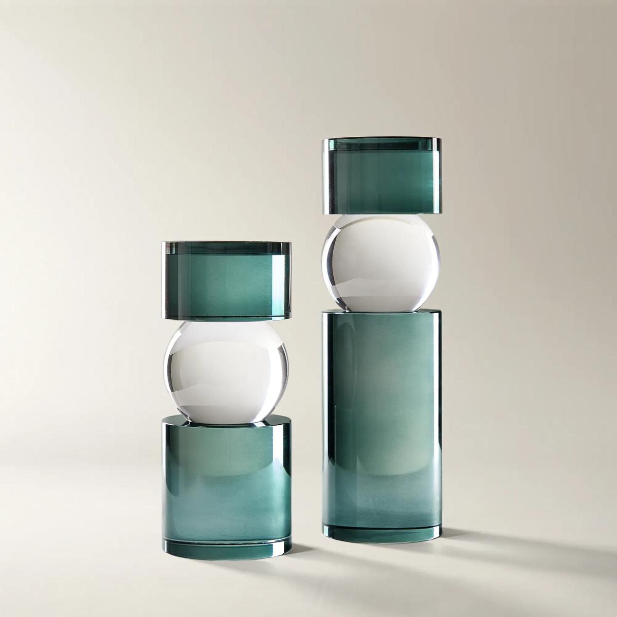 Leroy Crystal Pillar Holder