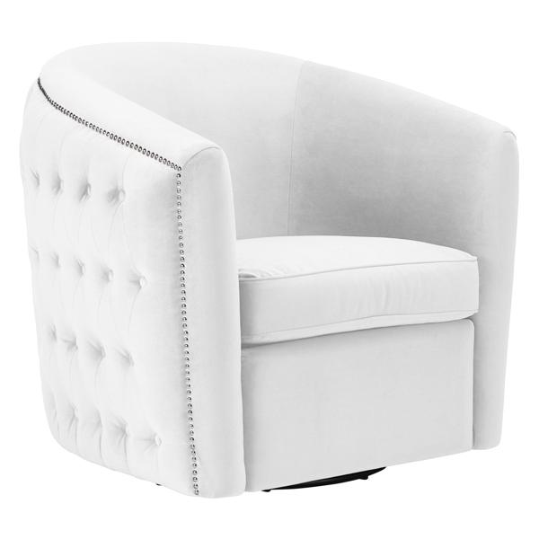 Aria Tufted Swivel Chair