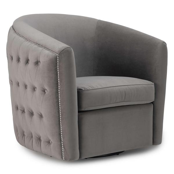 Aria Tufted Swivel Chair