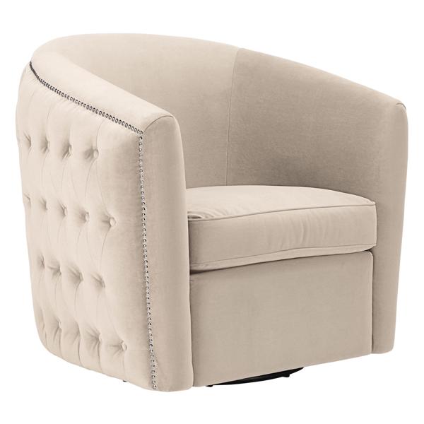 Aria Tufted Swivel Chair