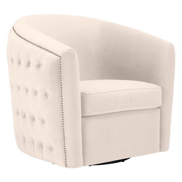 Aria Tufted Swivel Chair