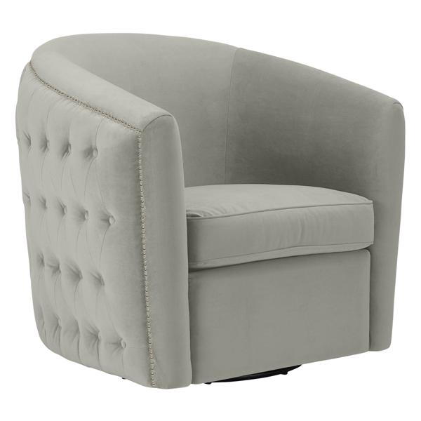 Aria Tufted Swivel Chair