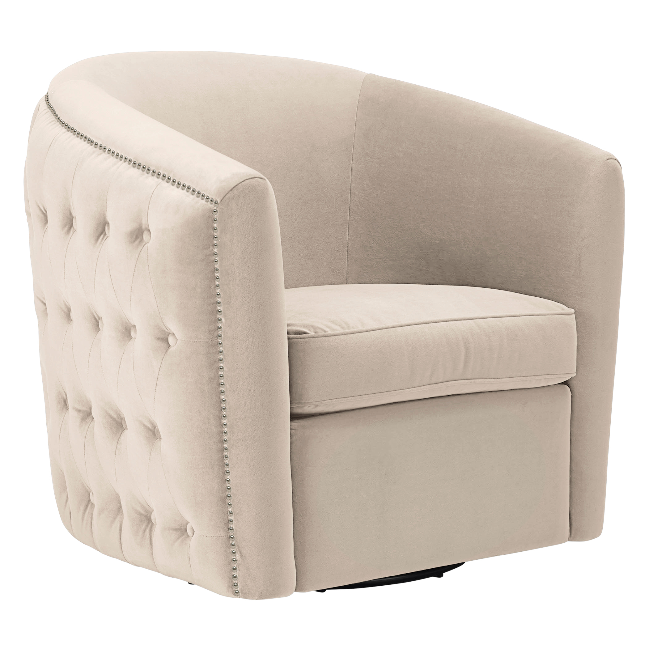 Aria Tufted Swivel Chair
