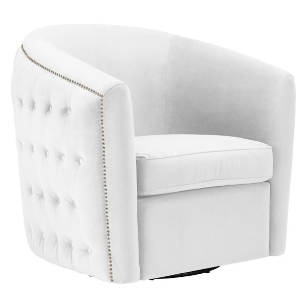 Aria Tufted Swivel Chair
