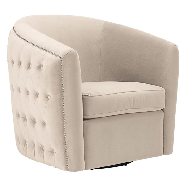 Aria Tufted Swivel Chair