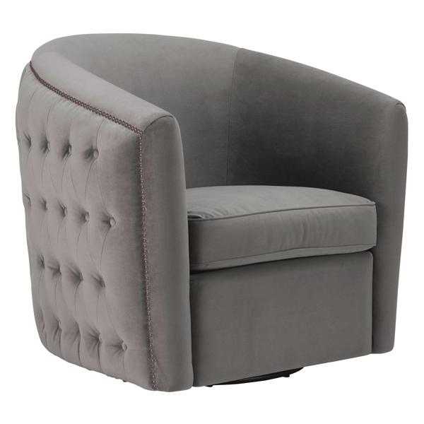 Aria Tufted Swivel Chair