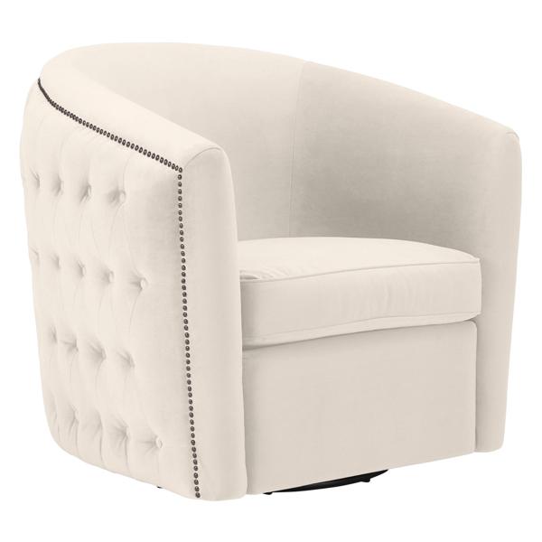 Aria Tufted Swivel Chair
