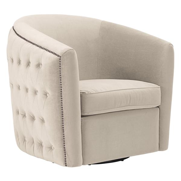 Aria Tufted Swivel Chair