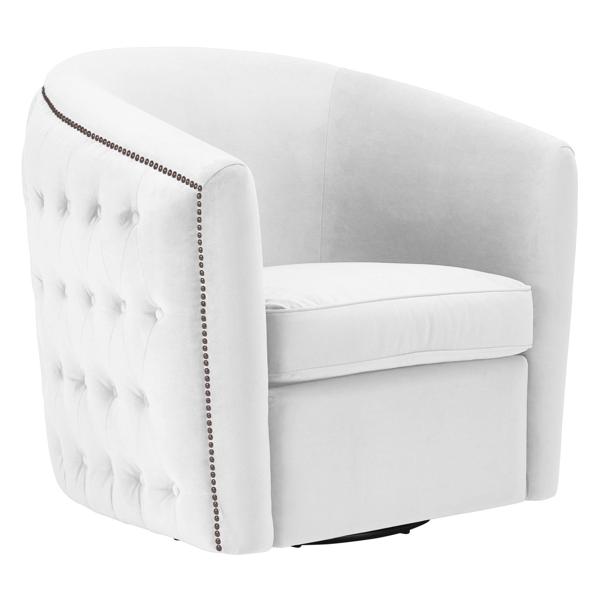 Aria Tufted Swivel Chair