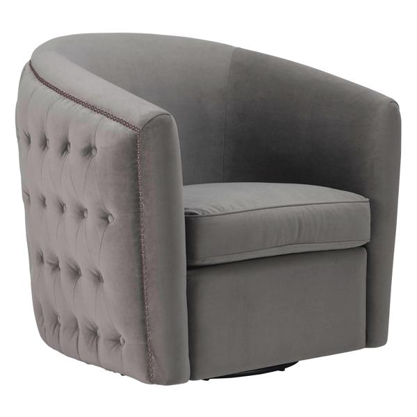 Aria Tufted Swivel Chair