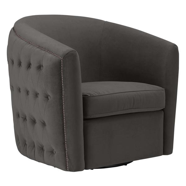 Aria Tufted Swivel Chair