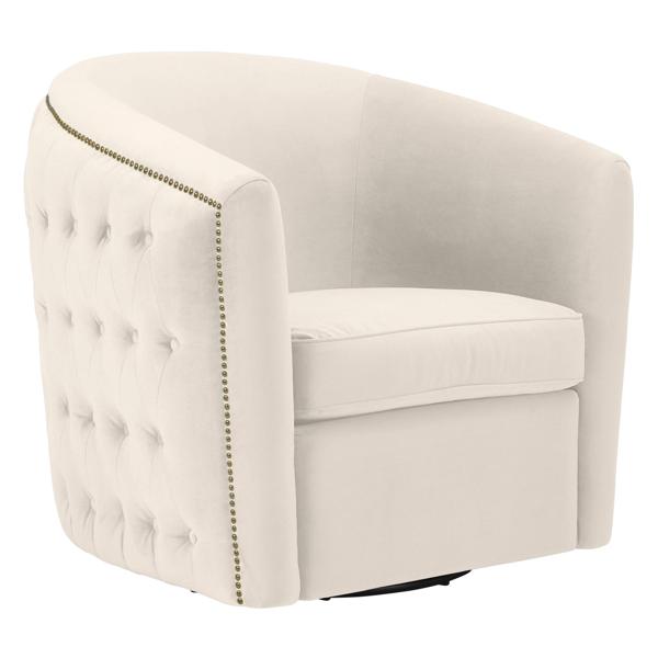 Aria Tufted Swivel Chair