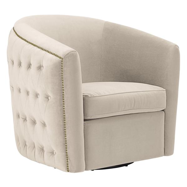 Aria Tufted Swivel Chair