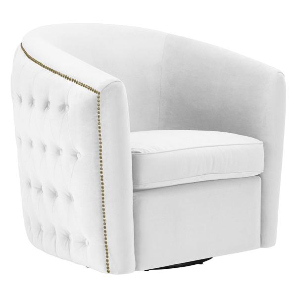 Aria Tufted Swivel Chair