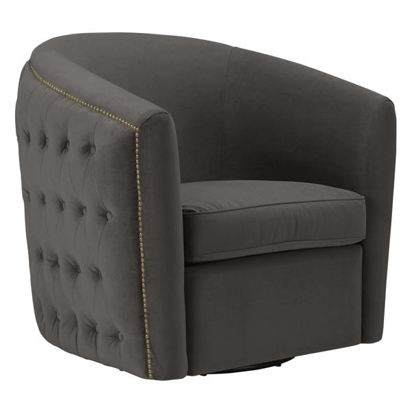 Aria Tufted Swivel Chair