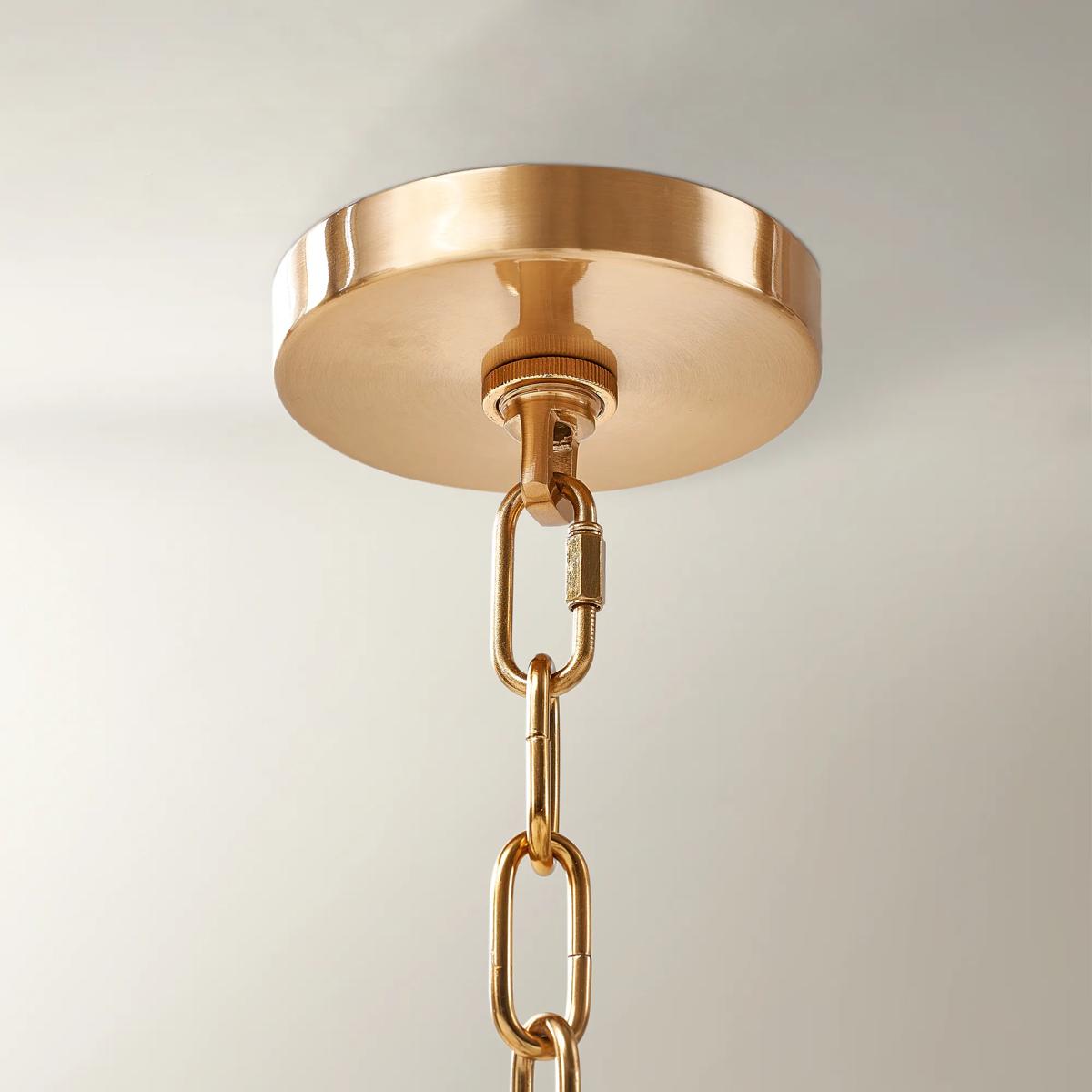 Tinslee Glass Chandelier - Smoke