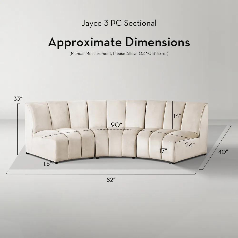 Jayce 3 PC Sectional