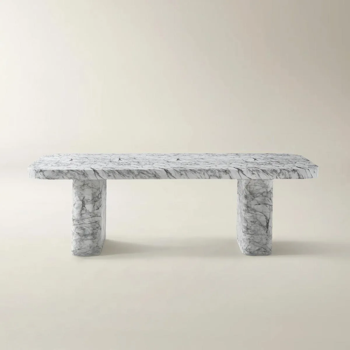 Silex Rectangular Concrete Dining Table