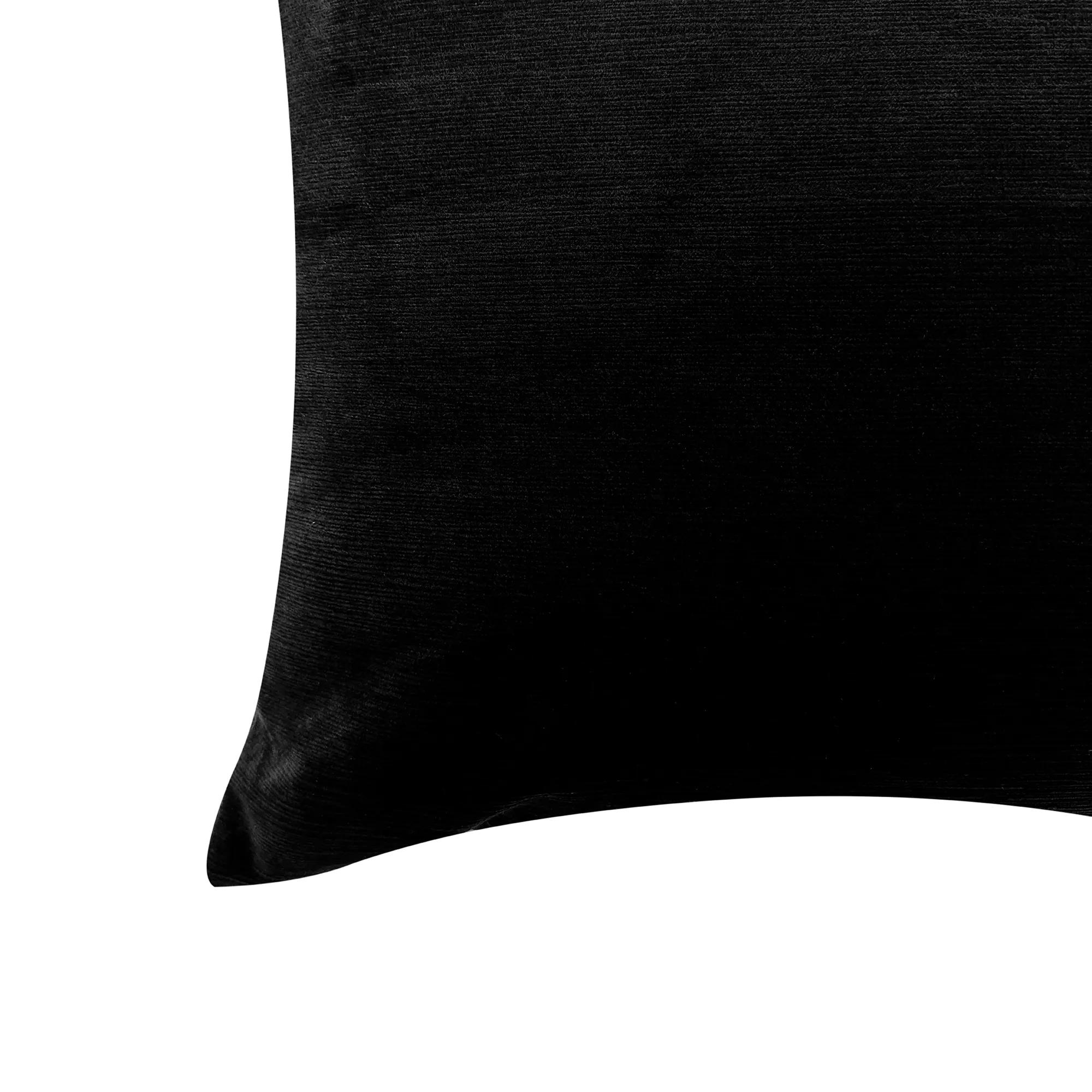 Solid Texture Pillow 20" - Caviar