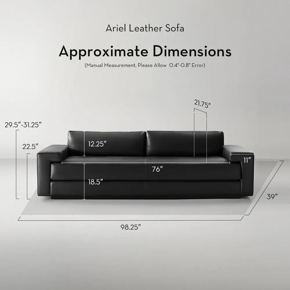Ariel Leather Sofa