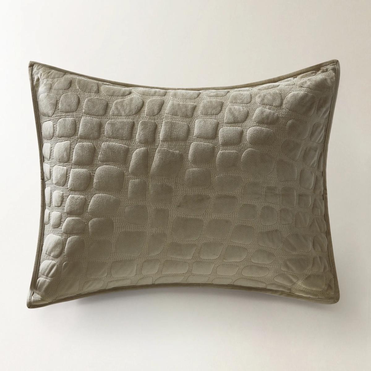 Valen Velvet Quilt Set - Sand