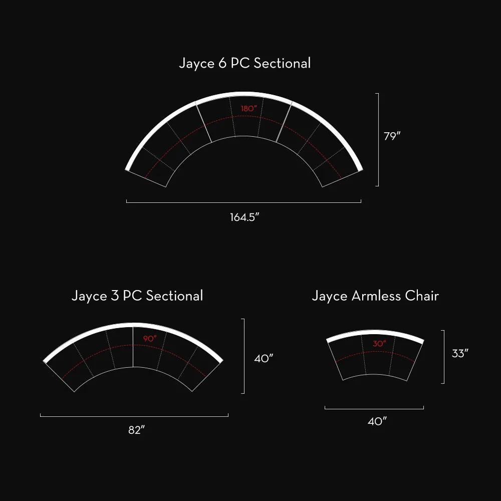 Jayce 3 PC Sectional