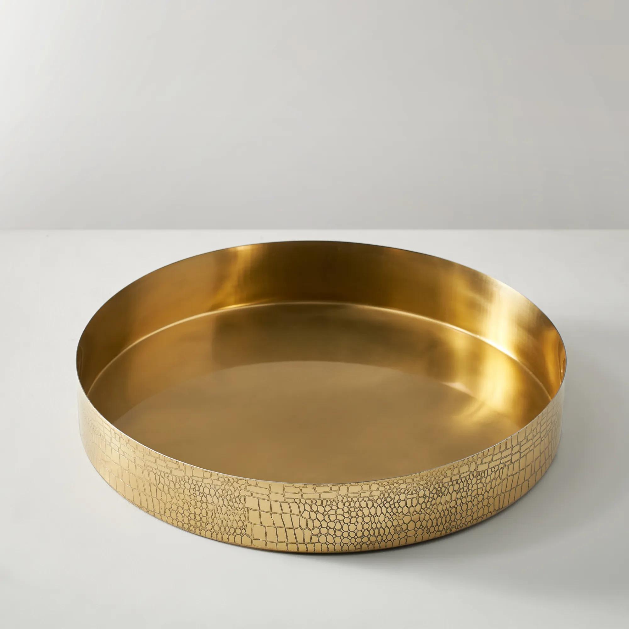 Croc Embossed Tray