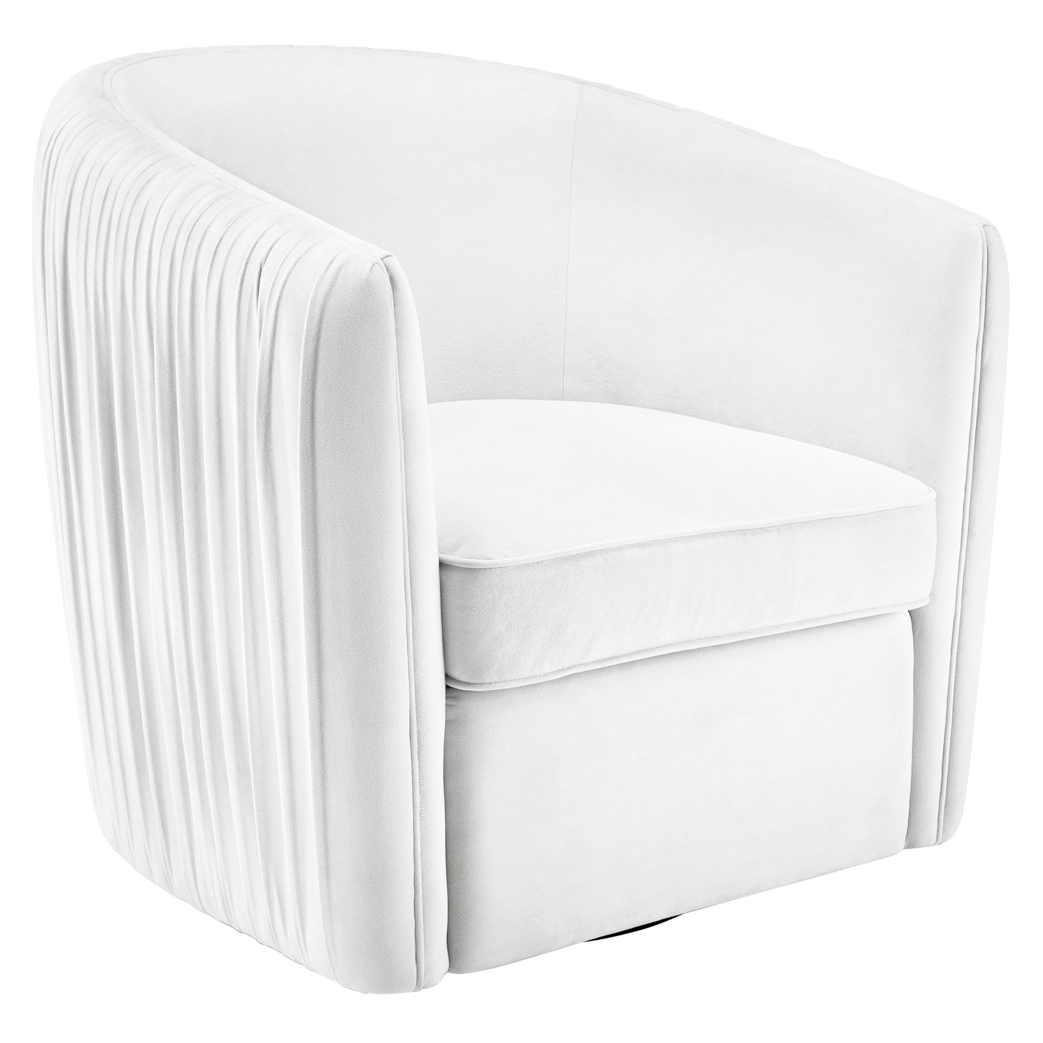 Aria Pleated Swivel Chair