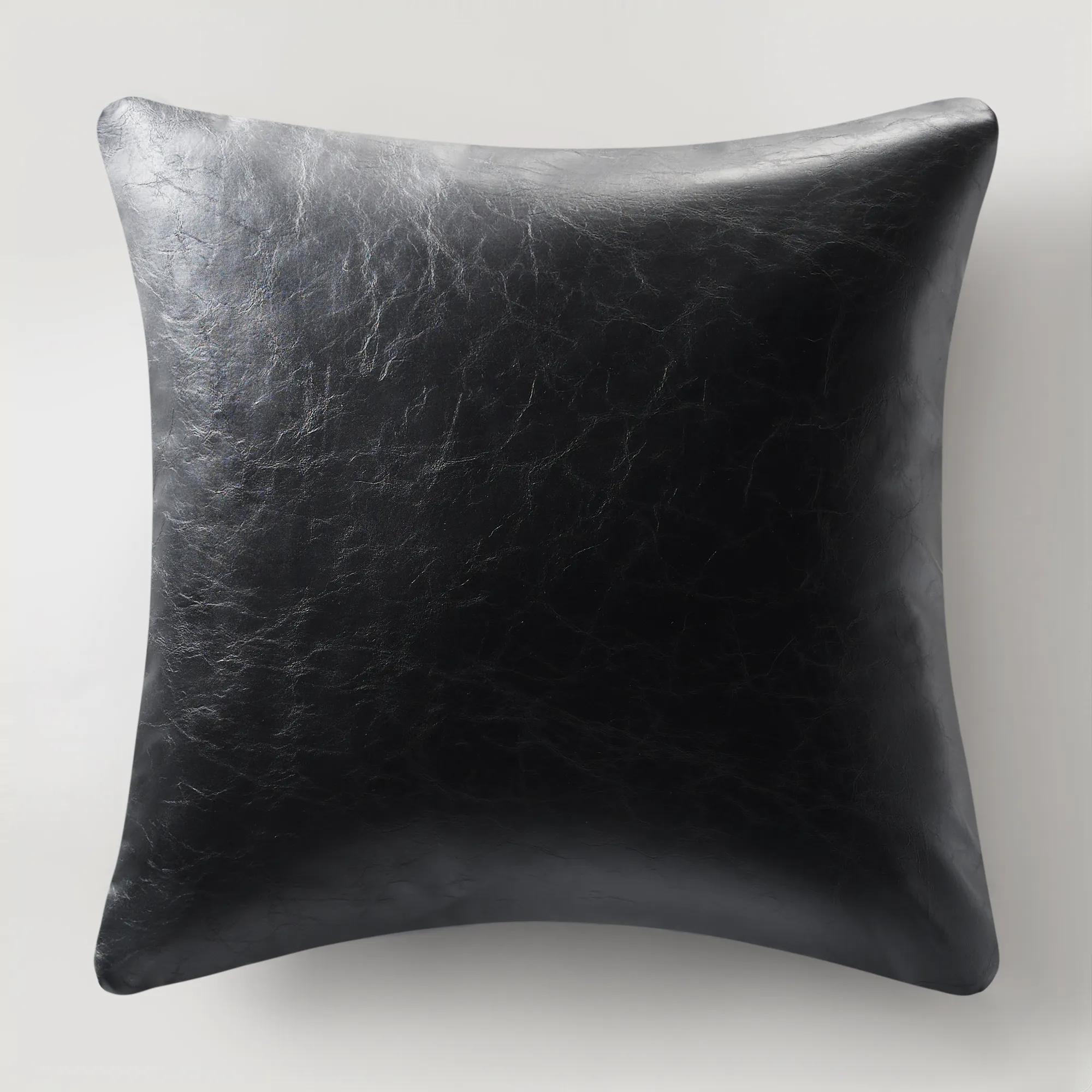 Wren Woven Pillow 20" - Black