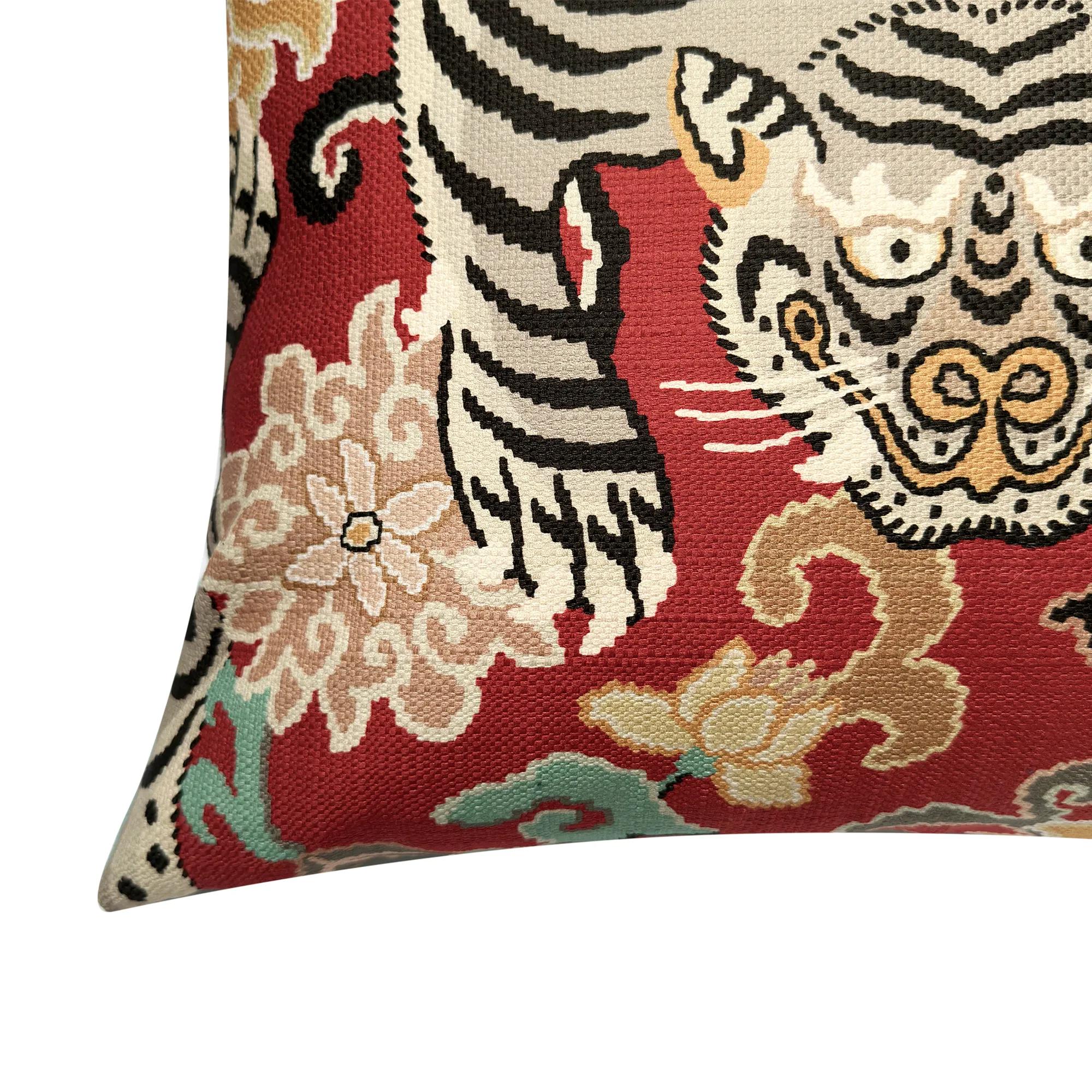 Nimer Pillow 22" - Grey/Multi