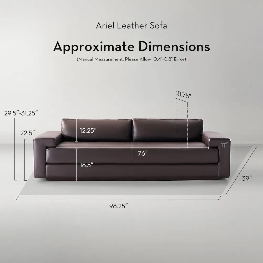 Ariel Leather Sofa