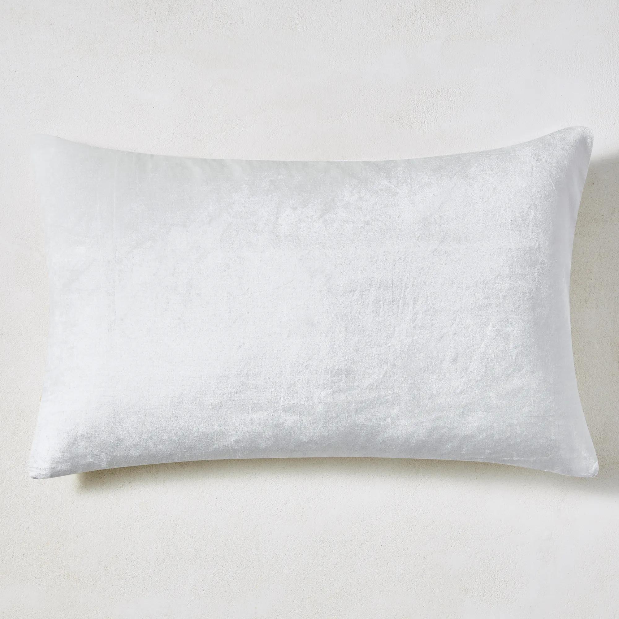 Joie De Vivre Lumbar Pillow 16" x 26" - Grey