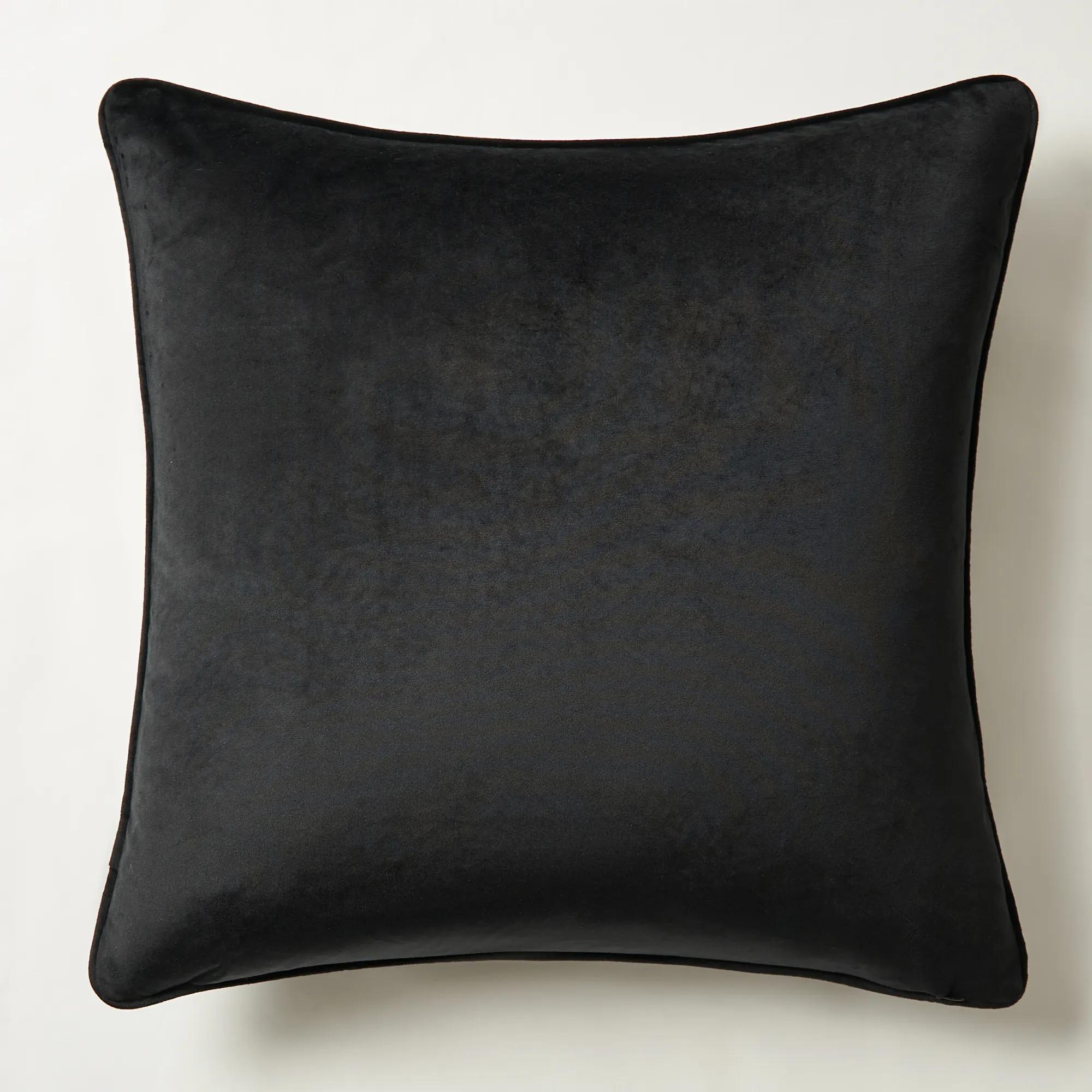 Spotted Pillow 22" - Black