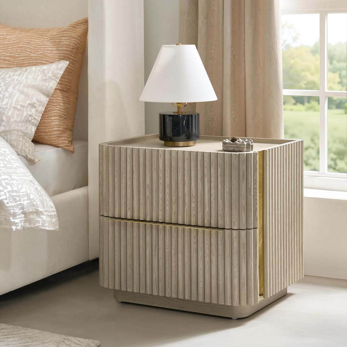 Arden Marble Table Lamp - Black
