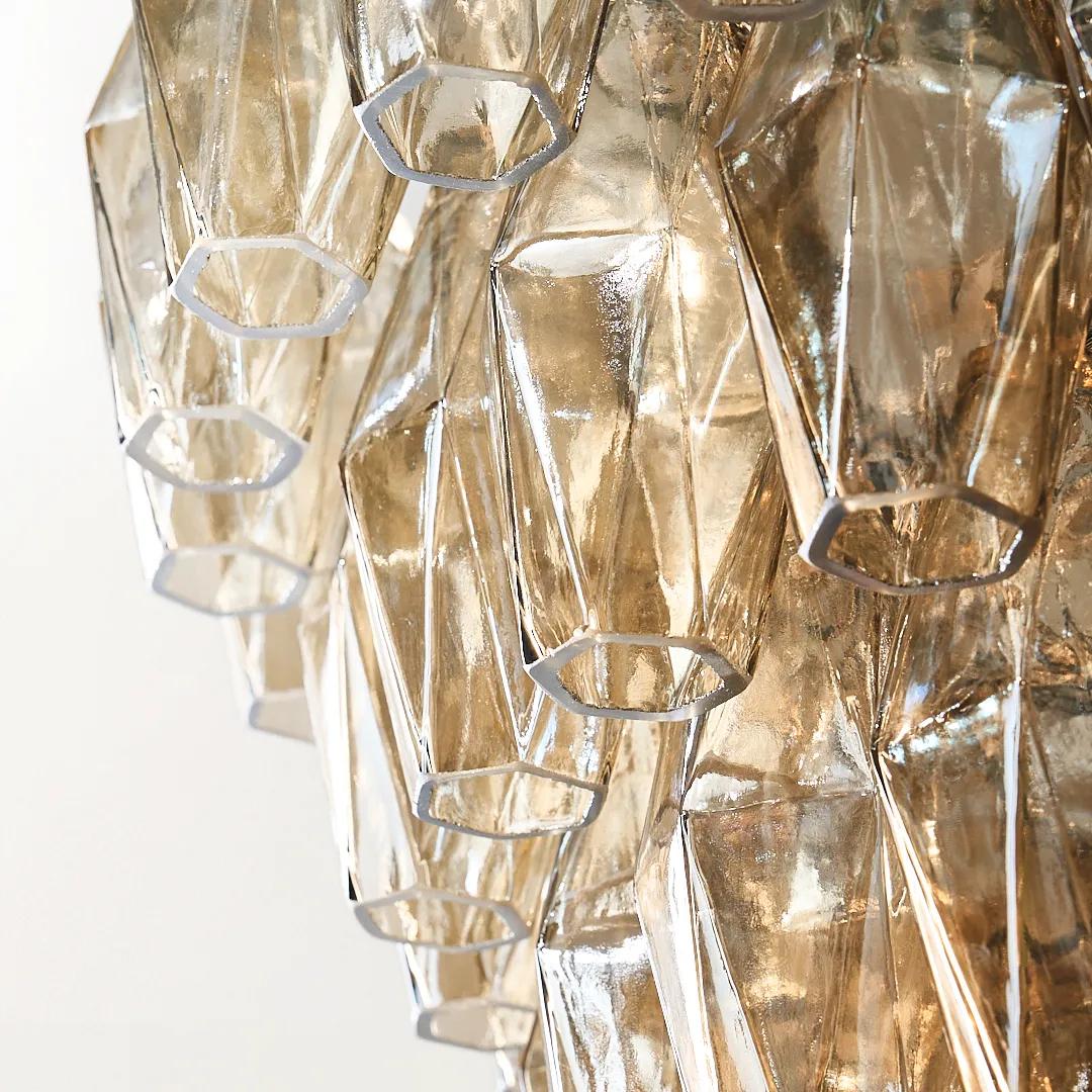 Cosima Glass Chandelier - Champagne