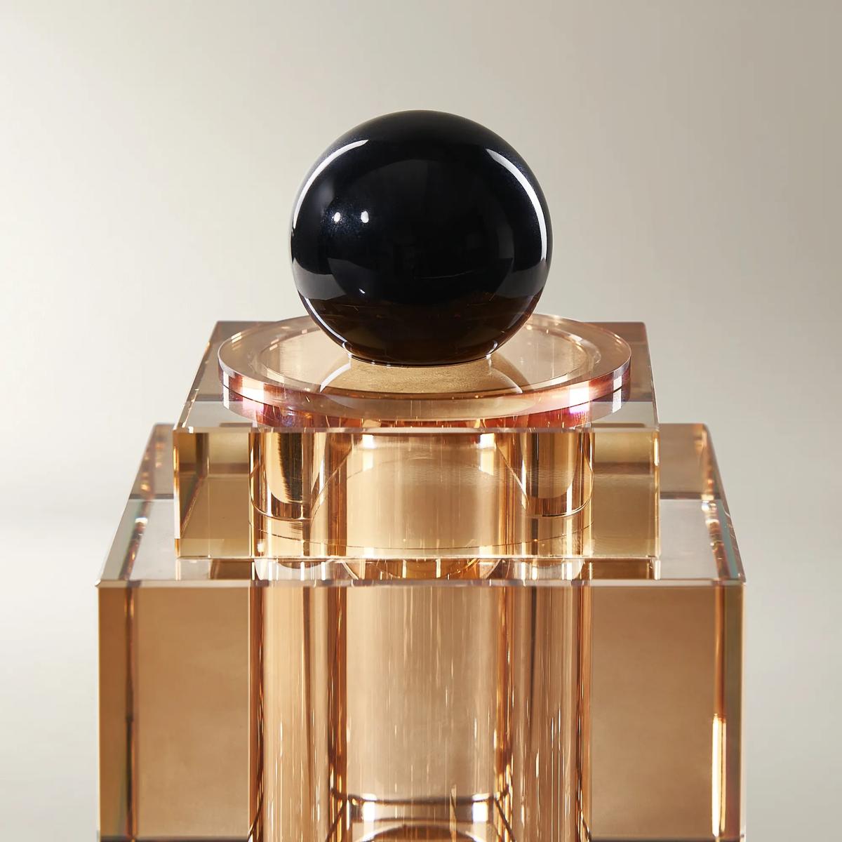 Deco Perfume Bottle - Amber